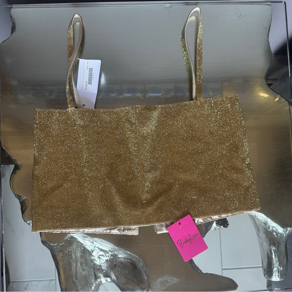 NWT - Buddy Love Gold Sequin Top